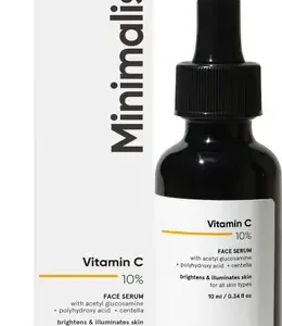 Minimalist Vitamin C serum 10% for Skin Brightening, UV Damage & Glow(Stable Vit C serum)  (10 ml)