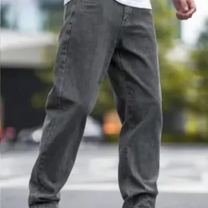 Men Jogger Fit Mid Rise Grey Jeans