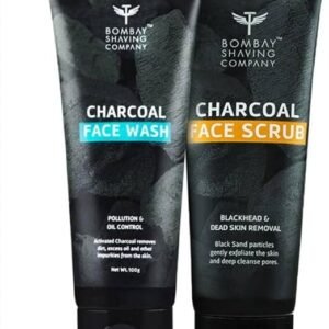 BOMBAY SHAVING COMPANY Chacoal Face Wash-100g Charcoal face Scrub-100g Combo (2 Items in the set)