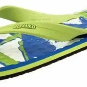 Men Flip Flops  (Navy, Green, Blue , 8)