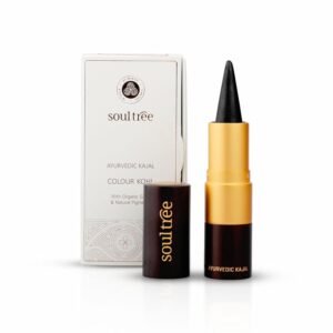 SoulTree Ayurvedic Kajal | Pure Black 011 | Black Shade