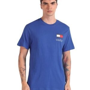 TOMMY HILFIGER Men's Cotton Slim Fit T-Shirt