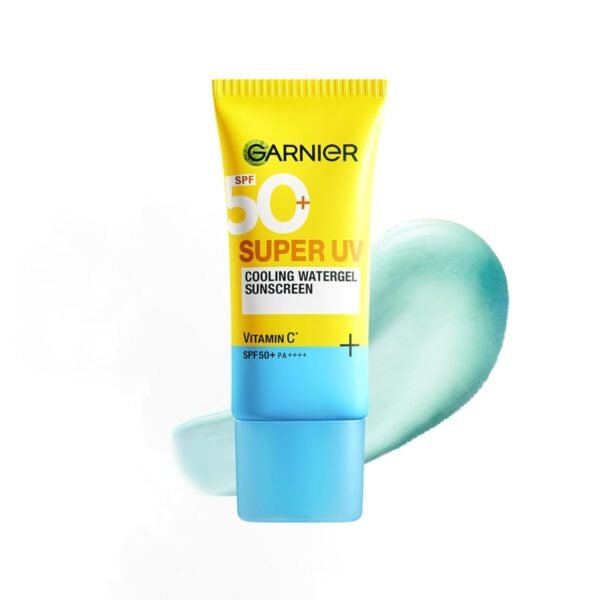 Garnier Super UV Cooling Watergel Sunscreen SPF 50 PA++++ | Instant Cooling & 8-hr freshness |Lightweight gel |No white cast |Suitable for oily dry...
