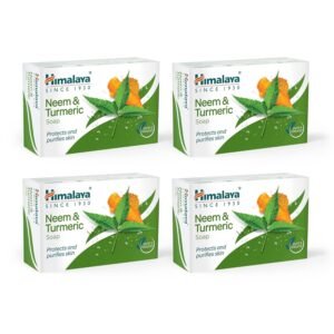Himalaya Herbals Neem and Turmeric Soap, 125gm (Pack of 4)