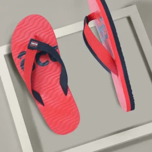 Men Flip Flops  (Red , 7)