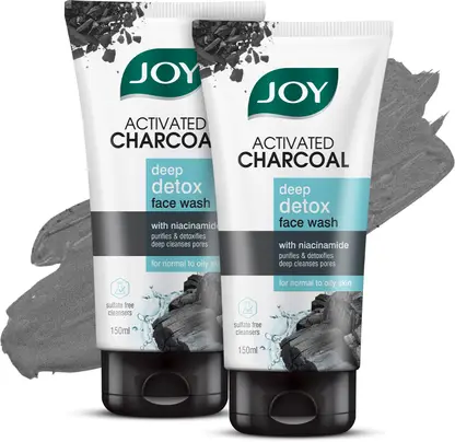 Joy Skin Purifying & Deep Detox Activated Charcoal Face Wash  (300 ml)