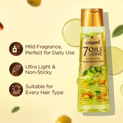 EMAMI 7 Oils in One Hair Oil | Makes Hair 20x Stronger and Manageable Hair Oil  (500 ml)