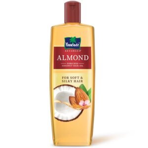 Parachute Advansed Almond enriched Coconut Hair Oil with Vitamin E 300ml|Nourishes & Softens Hair | Helps Control Hair Fall| Helps Promotes Hair Growth...